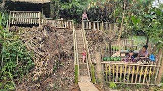 Build railings and walkways. Pick wild vegetables to sell