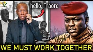 Julius malema is Visionary like  Capt  Traore, but has no Power, The Time to Work Together