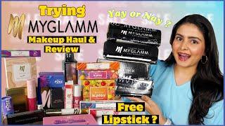 MyGLAMM APP HAUL & REVIEW | MyGlamm/KPlay/Manish Malhotra | 40% OFF | Kashika