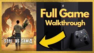 Serious Sam 4 | Xbox Series X | Full Game Walkthrough | All Cutscenes | Gameplay