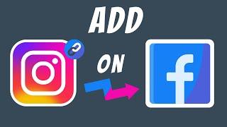 How to add Instagram account on Facebook - link Instagram account to Facebook