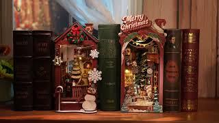 Step Into a Festive Wonderland: Rolife Christmas Street & Indoor Scene DIY Book Nooks 