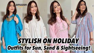 Vacation Outfits Haul Under 999/-| छुट्टियों के लिए स्टाइलिश लुक्स Travel in Style #thehopestory