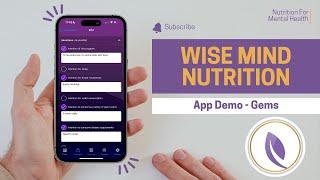 Wise Mind Nutrition App - Gems