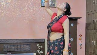 Fan cleaning vlog | My Saree vlog full house cleaning| indian Mom daily routine vlogs