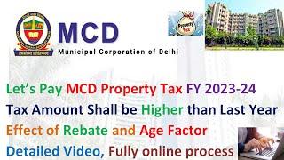 Let's Pay MCD FY 2023-24 Property Tax / House Tax I MCD House Tax Payment I MCD Property Tax 2023-24