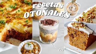 RECETAS RECONFORTANTES | Veganas & Otoñales