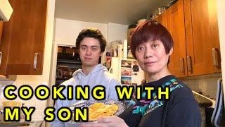 How to Make Scallion Pancake - Ching Juhl, Mother, and Sean Juhl, Son