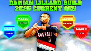 *Current Gen* Damian Lillard Build 2k25!!! Best Dame Lillard Build for NBA 2k25 Current Gen!!!