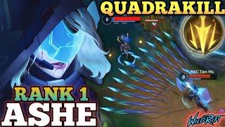 ASHE MAX CRIT RAIN SHOT DAMAGE! BEST META BUILD - TOP 1 GLOBAL ASHE BY NSC Tâm Ma - WILD RIFT