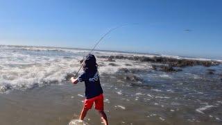 I surprised a subscriber for his birthday and took him Surf Fishing!