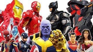 Thanos is Controlling Batman & Batbot, Go~! Avengers, Hulk, Iron Man, Spider Man, Captain America