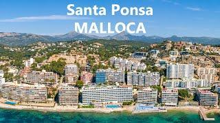 Santa Ponsa Beach, Mallorca - 2023 // 4K Drone Video