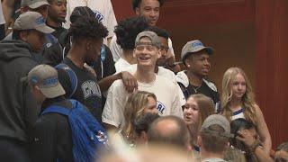 CNU men's basketball celebrated for national title