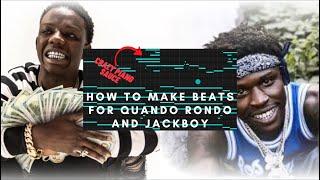 HOW HAZE AND JB SAUCED UP MAKE BEATS FOR JACKBOY AND QUANDO RONDO w/Icyy | FL Studio Tutorial