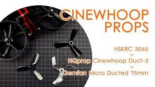 Cinewhoop propellers comparison: Gemfan vs HQprop vs HSKRC (feat. iFlight Megabee V2.1)