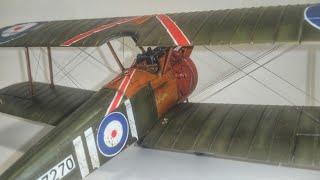 1/32 ACADEMY SOPWITH CAMEL FULL BUILD VIDEO modelismo