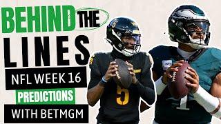 NFL Early Week 16 Opening Odds | Behind the Lines with BetMGM | TNF Lines