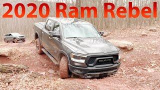 2020 Ram Rebel 1500 4x4 Off Road MUD ROCKS Testing Goodyear DuraTrac Tires