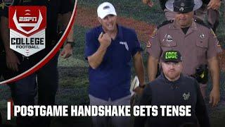 Postgame handshake after USF vs. FAU gets a bit heated  | ESPN College Football