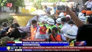 Penertiban Bangunan Milik PT KAI di Cirebon Berlangsung Ricuh