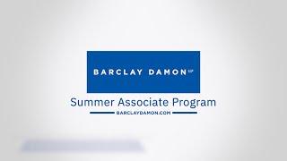 Barclay Damon’s Summer Associate Program