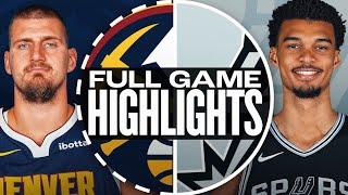 Denver Nuggets ️ San Antonio Spurs _ FULL GAME HIGHLIGHTS _ January 5 _ 2025