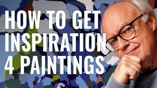 4 ways to get ideas for abstract paintings: 4 ideas for colourful acrylic paintings.