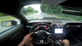 Shelby GT350R POV driving Popcorn Crackles and Pops Sounds Amazing!