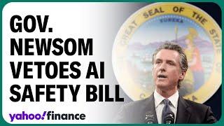 California Governor Gavin Newsom vetoes AI safety bill