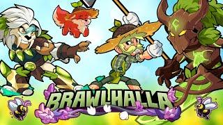 Its BLOOMHALLA time in Brawlhalla!! NEW Skins + More! 1v1 Gameplay