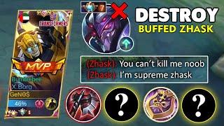 Top Supreme Xborg Vs Top Global Zhask ~ Xborg best build 2022 ~ Solo Rank Gameplay ~ Mobile Legends