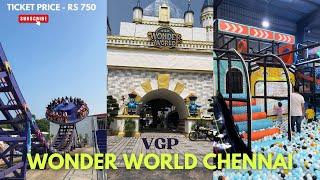 VGP WONDER WORLD IN CHENNAI | TRAMPOLINE PARK | THRILLING RIDES | ECR | THE MADRAS EATS