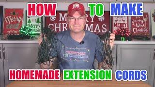 How To Make Extension Cords From Christmas Lights
