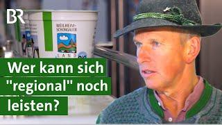 Lieber billig statt regional? Wenn Kunden weniger regionale Lebensmittel kaufen | Unser Land | BR