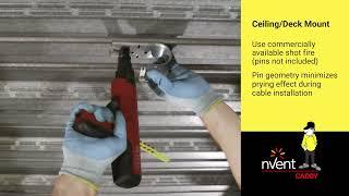 nVent CADDY CAT32HP J-Hook with Versa-Mount Technology