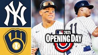 New York Yankees vs Milwaukee Brewers | Opening Day Highlights (3/27/25)