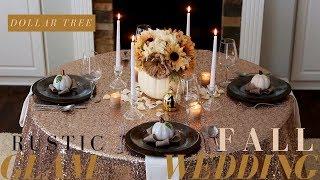 DIY Fall Wedding Decoration Ideas | Rustic Wedding Decor | Dollar Tree Fall Wedding Decoration Ideas
