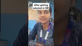 Before and after selection in SBI clerk #ashortaday #sbiclerk #sbilife #sbipoprelims #sbipo #ibpspo