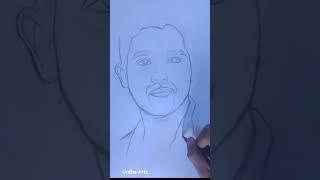 Allu Arjun Drawing ️| Urdha Arts #Shortsfeeds #Aluarjun