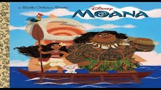 Moana Little Golden Book Disney Moana Read Aloud Book