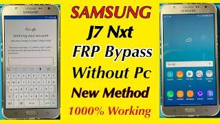 SAMSUNG J7 NXT FRP Bypass WithOut Pc | New Method 100% Ok