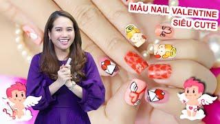 Cách vẽ móng Valentine siêu cute – Pang Mỹ Nguyên | KellyPang Nail