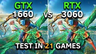 GTX 1660 6GB vs RTX 3060 12GB | Test in 21 Games | RYZEN 5 5600 | Should you Upgrade? | 2025