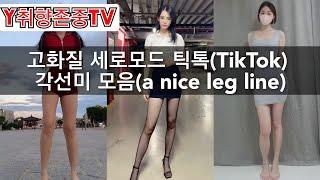 [Y취향존중tv] 고화질 세로모드 틱톡(TikTok) 각선미 모음(a nice leg line)