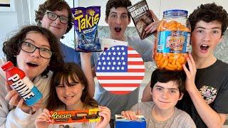 AUSSIE KIDS TRY AMERICAN SNACKS