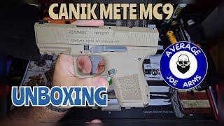 Canik Mete Mc9 unboxing , my 1st Canik  1st Impressions