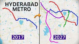 How Hyderabad Built India's 2nd Largest Metro Network