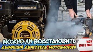 Можно ли восстановить дымящий двигатель от мотоблока? Lifan Eco 168F-2, 170F, G160HK.