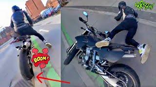 HECTIC MOTORCYCLE CRASHES & MISHAPS 2023